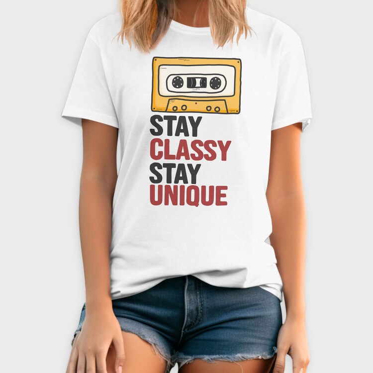 Stay Classy Unique 1, Tricou Barbati (Unisex)