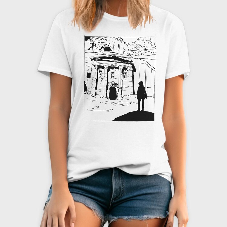 Petra In Jordan, Tricou Barbati (Unisex)