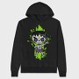 Skull Punk Splash, Hanorac Oversize Barbati (Unisex)