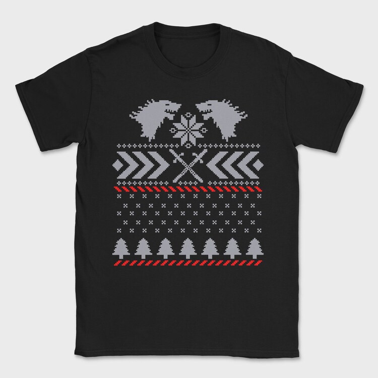 Snowflake Xmas, Tricou Barbati (Unisex)