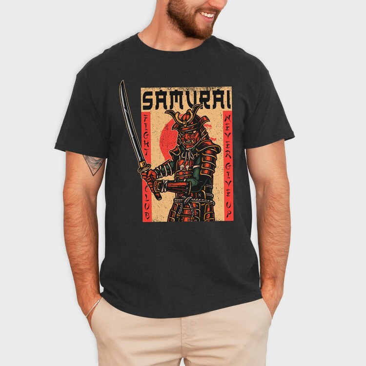 Samurai Fight Club, Tricou Barbati (Unisex)