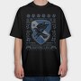 Snowflake Sweater, Tricou Oversize Barbati (Unisex)