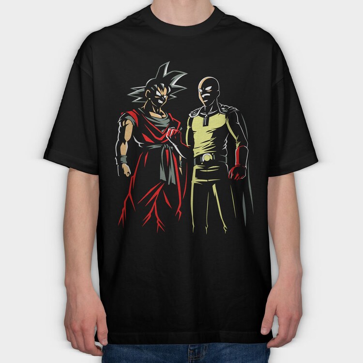 Son Goku Power, Tricou Oversize Barbati (Unisex)