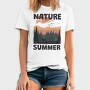 Summer Nature Deer, Tricou Barbati (Unisex)