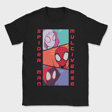 Spiderman Multiverse, Tricou Barbati (Unisex)