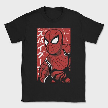 Spiderman Red Mask, Tricou Barbati (Unisex)