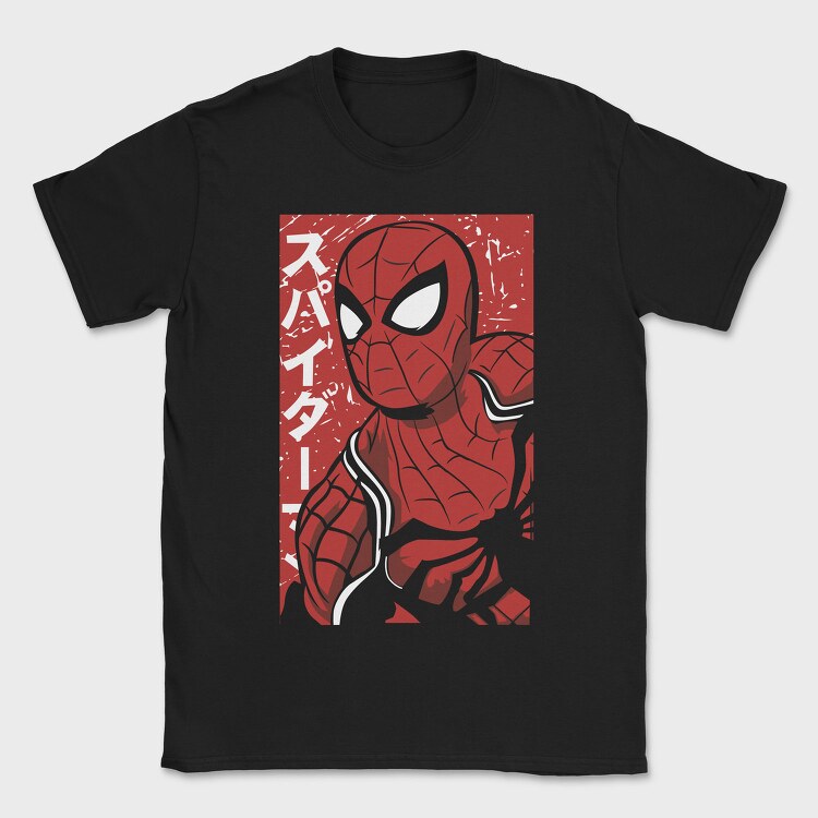 Spiderman Red Mask, Tricou Barbati (Unisex)