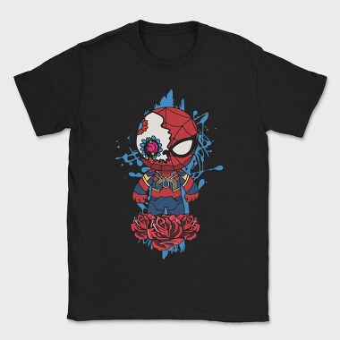 Spiderman Rose Splash, Tricou Barbati (Unisex)