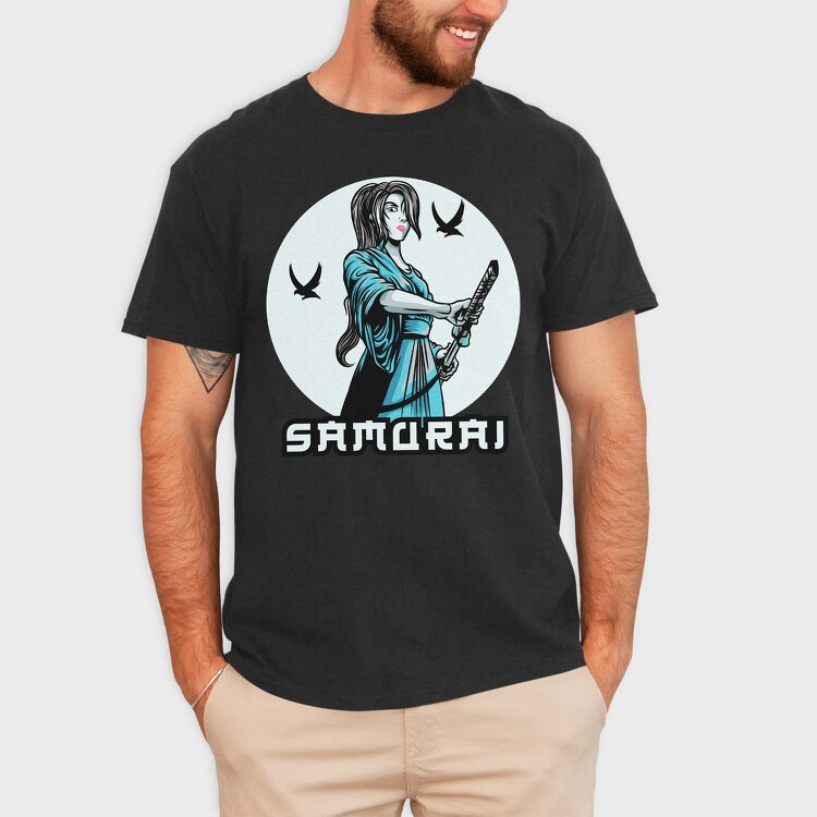Samurai Warrior 1, Tricou Barbati (Unisex)