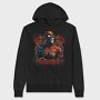 Spiderman Roses, Hanorac Oversize Barbati (Unisex)