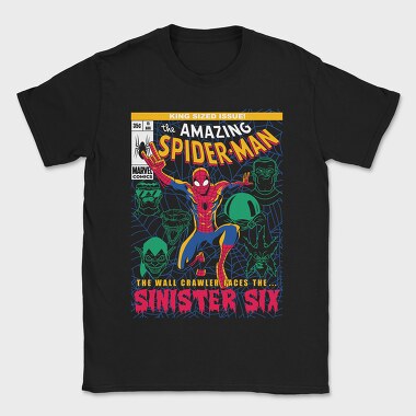 Spiderman Sinister Six, Tricou Barbati (Unisex)