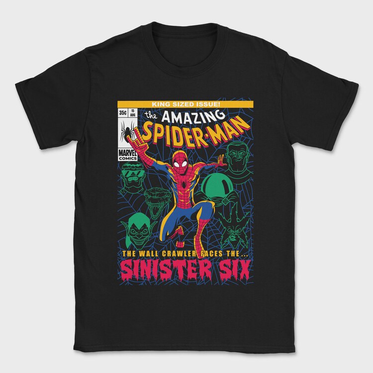 Spiderman Sinister Six, Tricou Barbati (Unisex)