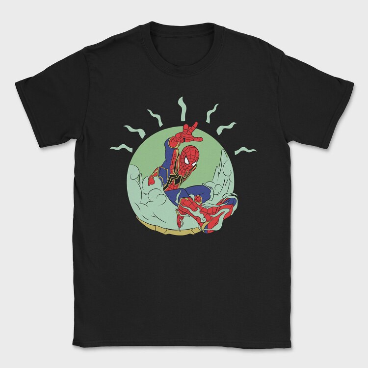 Spiderman Meditate, Tricou Barbati (Unisex)
