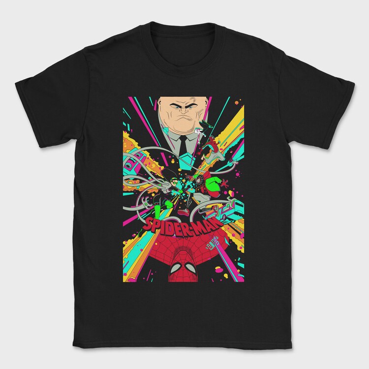 Spiderman Splash 2, Tricou Barbati (Unisex)