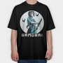 Samurai Warrior 1, Tricou Oversize Barbati (Unisex)