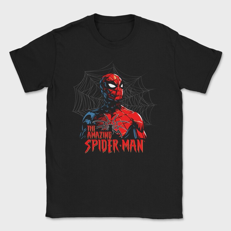 Spiderman Web Spider, Tricou Barbati (Unisex)