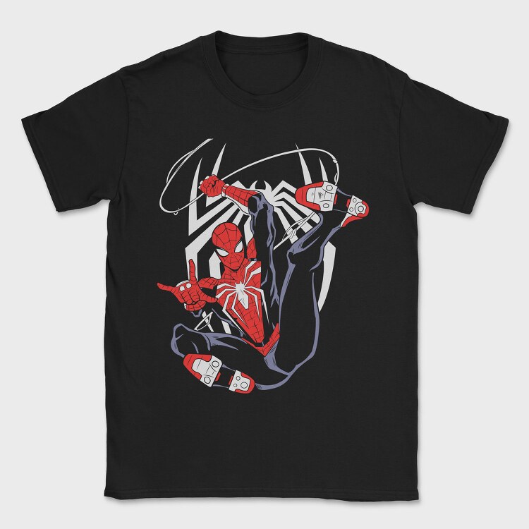 Spiderman Web Spin 3, Tricou Barbati (Unisex)