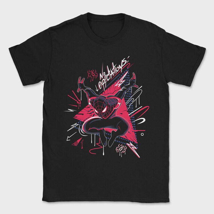 Spiderman Web Strike, Tricou Barbati (Unisex)