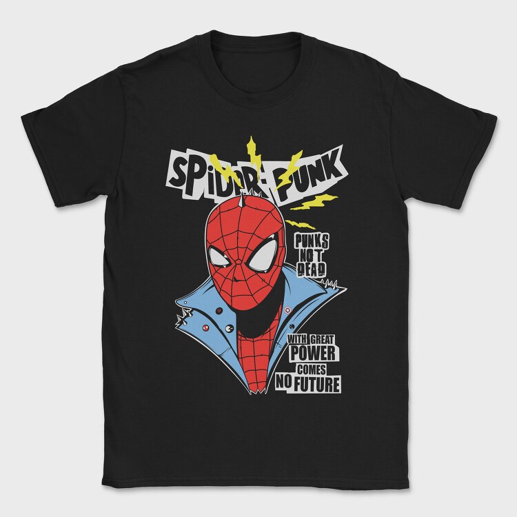 Spiderpunk Power, Tricou Barbati (Unisex)