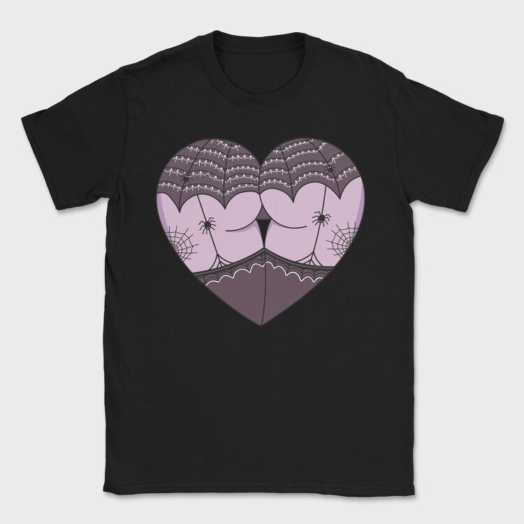 Spiderweb Heart, Tricou Barbati (Unisex)
