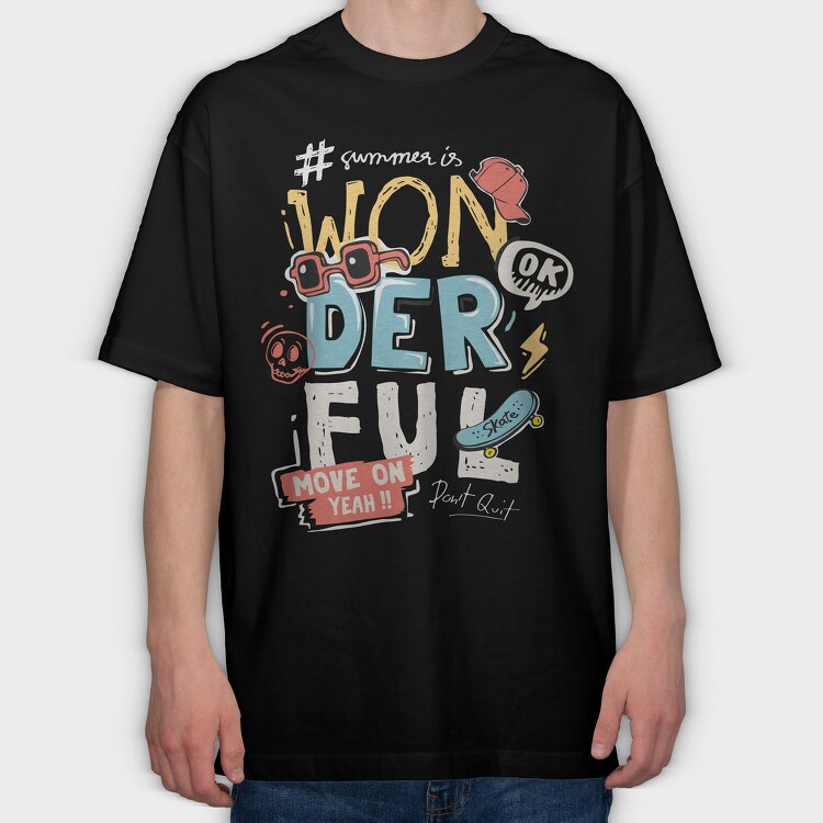 Summer Wonderland, Tricou Oversize Barbati (Unisex)