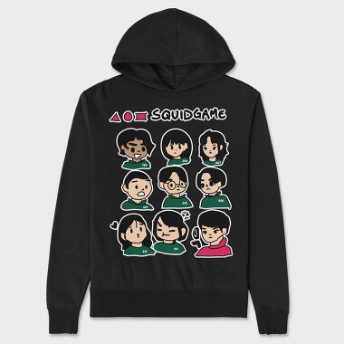 Squad Squad Game, Hanorac Oversize Barbati (Unisex)