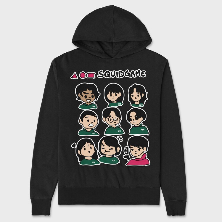 Squad Squad Game, Hanorac Oversize Barbati (Unisex)