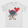 Stitch Clown Balloon, Tricou Barbati (Unisex)