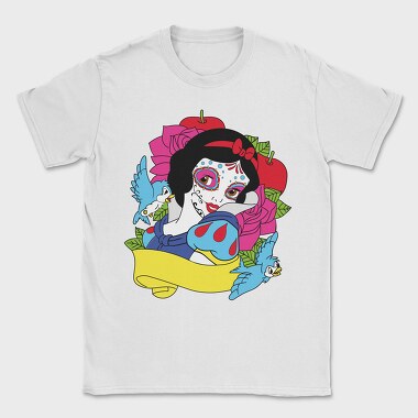 Sugar Skull Snow White, Tricou Barbati (Unisex)