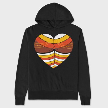 Sunset Waves, Hanorac Oversize Barbati (Unisex)