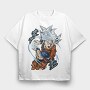 Super Saiyan Power, Tricou Oversize Barbati (Unisex)