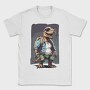 Adventurous Dinosaur T Rex, Tricou Barbati (Unisex)
