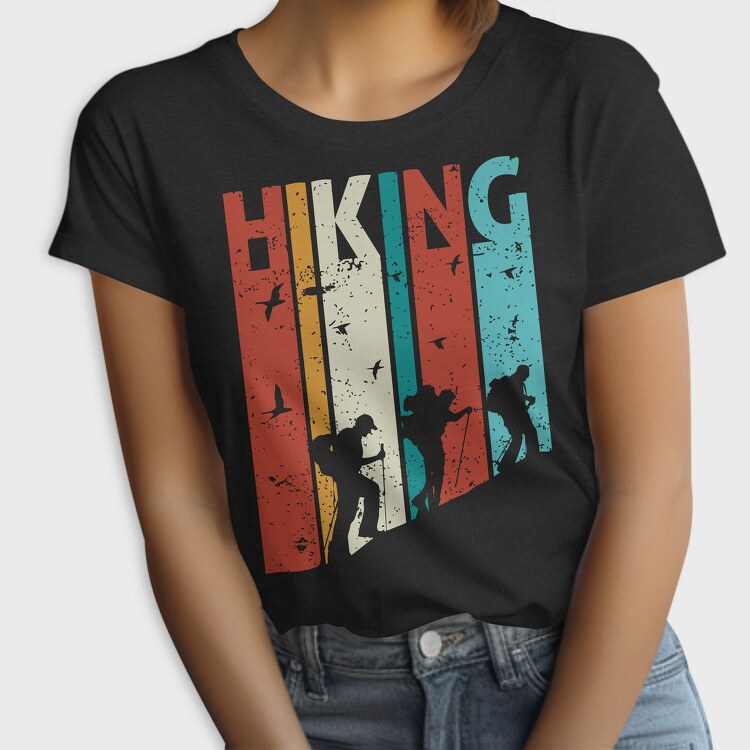 Hiking Retro Vibes, Tricou Femei