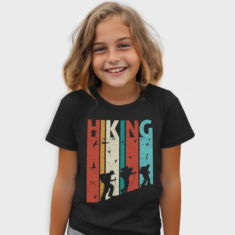 Hiking Retro Vibes, Tricou Copii