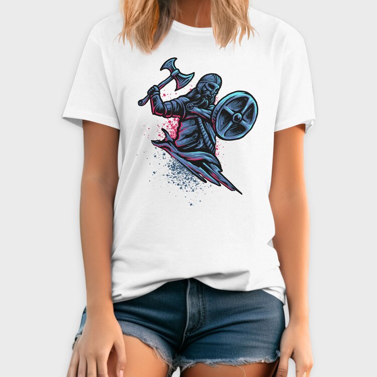 Viking Warrior Strike, Tricou Barbati (Unisex)