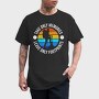 Sunset Cyclist, Tricou Barbati (Unisex)
