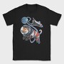 Space Dog Earth, Tricou Barbati (Unisex)