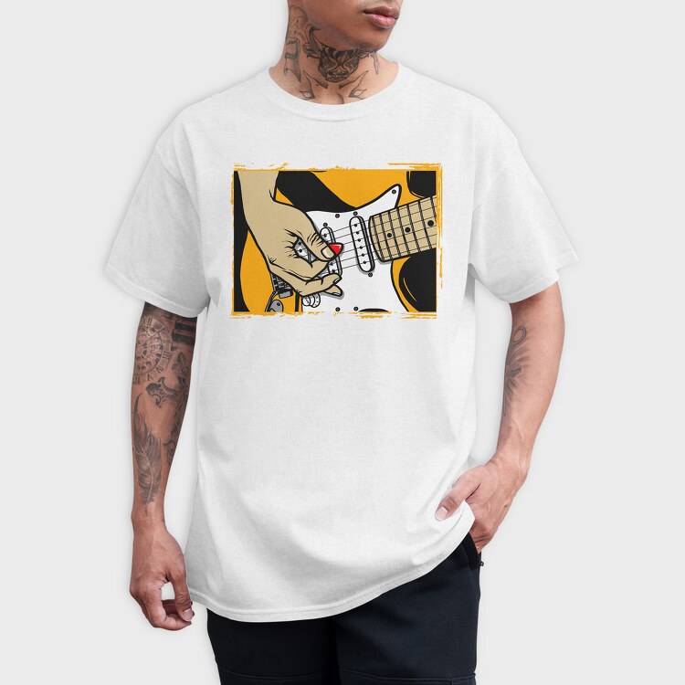 Electric Guitar Love, Tricou Barbati (Unisex)