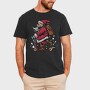 Santa Scootin, Tricou Barbati (Unisex)