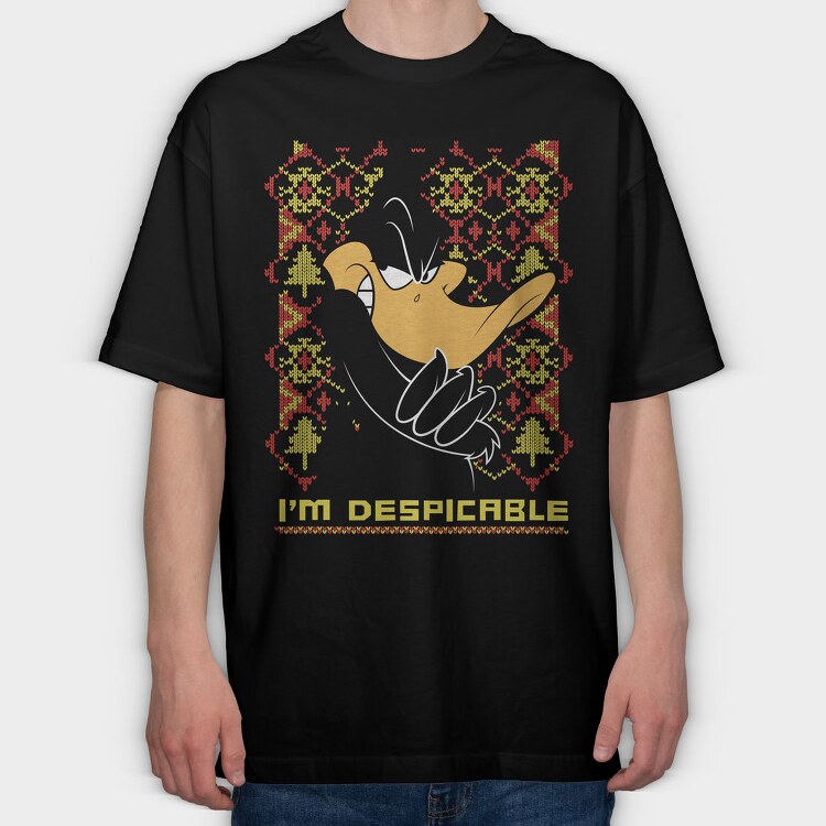 Sweater Duck Despicable, Tricou Oversize Barbati (Unisex)