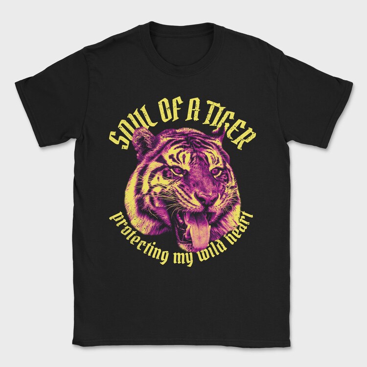 Soul of a Tiger, Tricou Barbati (Unisex)