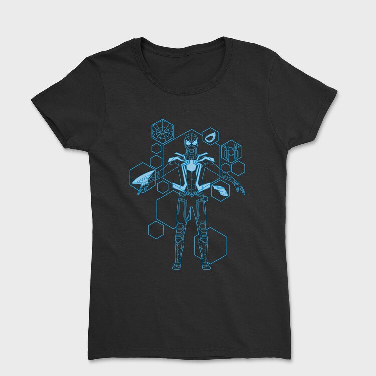 Spiderman Tech Hex, Tricou Femei