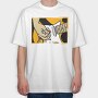 Electric Guitar Love, Tricou Oversize Barbati (Unisex)