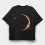 Solar Eclipse, Tricou Oversize Barbati (Unisex)