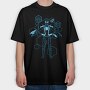 Spiderman Tech Hex, Tricou Oversize Barbati (Unisex)