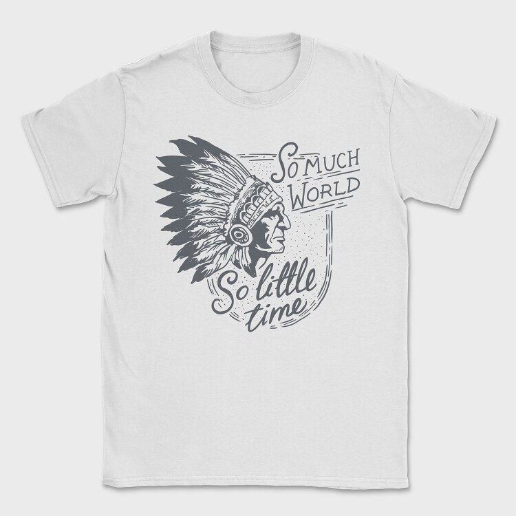 So Much World So Little Time Shaman, Tricou Barbati (Unisex)