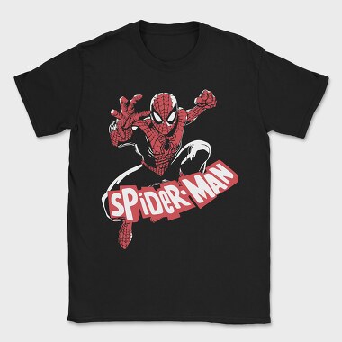 Spiderman Web Crawl, Tricou Barbati (Unisex)