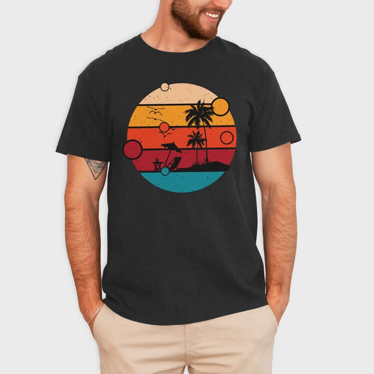 Sunset Lounge, Tricou Barbati (Unisex)