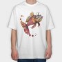 Fantasy Fish Tail, Tricou Oversize Barbati (Unisex)