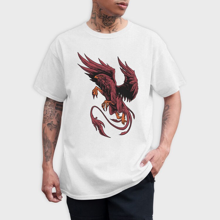 Red Phoenix Roar, Tricou Barbati (Unisex)